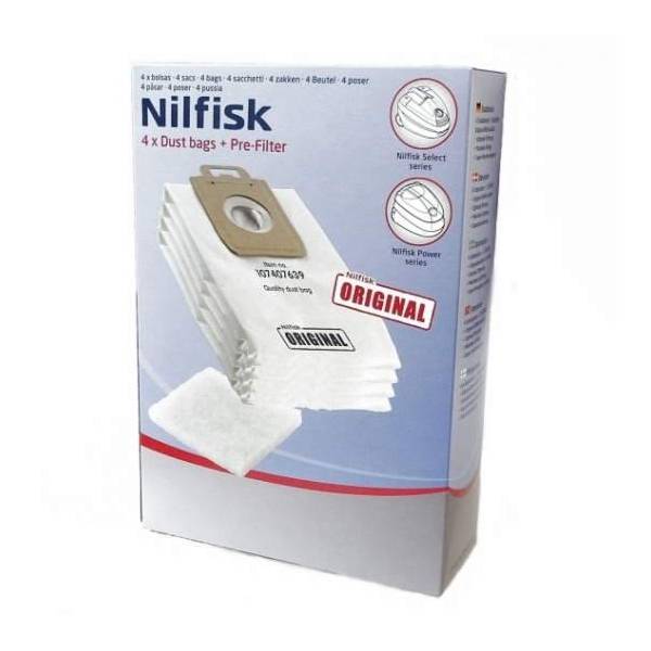 Nilfisk 128350614 aspiradora 3,1 L 650 W Bolsa para el polvo
